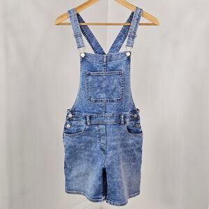 Crewcuts Blue Denim Short Overalls Shortalls | Girl Youth 16